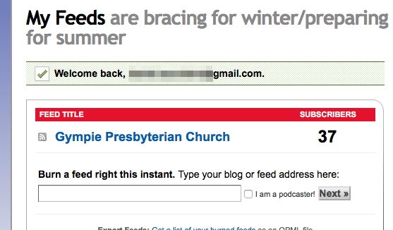 Feed URL
